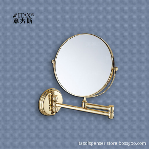 LED stainless steel wall smart mirror luxury beauty comestic bathroom motion sensor light vanity mirror home make up magnifying